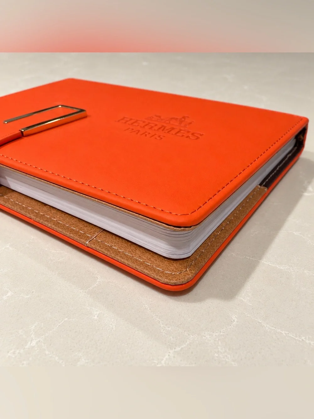 Hermes VIP Orange Notebook Journal Cover + Pen GWP Gift With Purchase